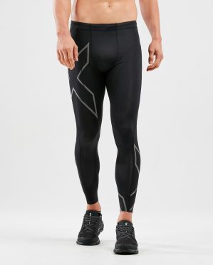 2XU MCS Run Compressie tights zwart/goud heren