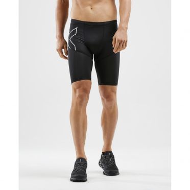2XU Run Dash compressie shorts zwart heren 