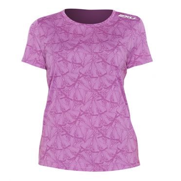 2XU GHST hardloopshirt korte mouw roze dames
