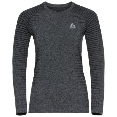 Odlo Essential Seamless hardloopshirt korte mouw grijs dames 