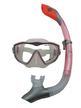 Aqua Lung Sport Diva I LX + Island Dry Snorkelset dames