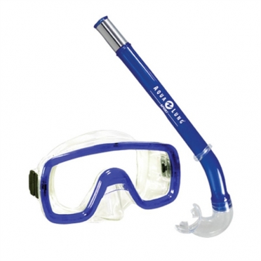 Aqua Lung Sport Peeka + Tonga Kids Snorkelset blauw