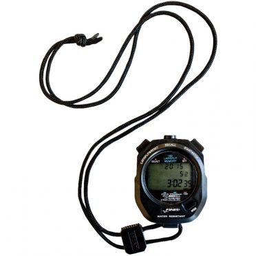 Finis 3 x 100m Stopwatch zwart 