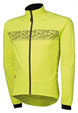 Agu Nova hivis fietsjack geel(fluo)/reflectie heren