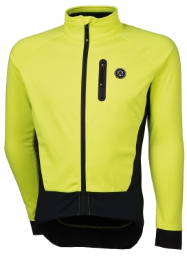 Agu Tirano fietsjack geel (fluo) heren