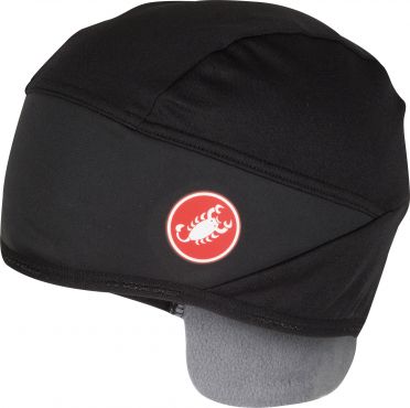 Castelli Estremo windstopper skully helmmuts zwart 