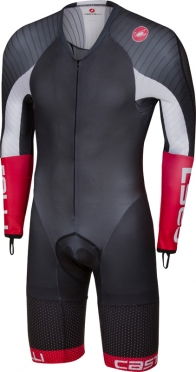 Castelli Body paint 3.3 speedsuit lange mouw zwart/wit heren