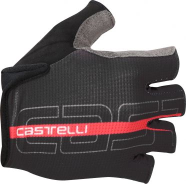 Castelli Tempo glove fietshandschoenen zwart/rood heren