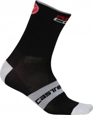 Castelli Rosso corsa 6 fietssokken zwart heren 
