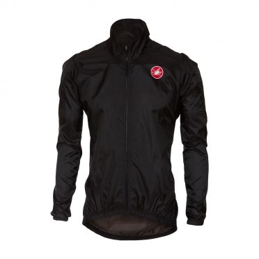 Castelli Squadra jacket regenjack zwart heren 