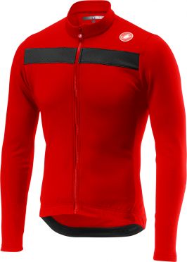 Castelli Puro 3 lange mouw fietsshirt rood heren 