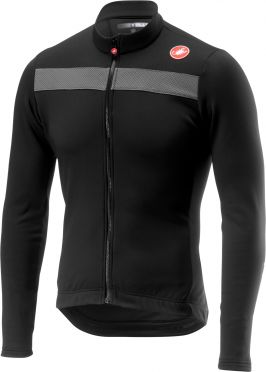 Castelli Puro 3 lange mouw fietsshirt licht zwart heren 