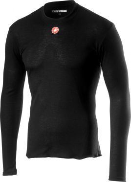 Castelli Prosecco R lange mouw ondershirt zwart heren