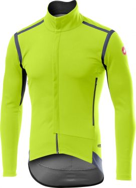 Castelli Perfetto RoS jacket fluo geel heren