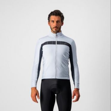 Castelli Mortirolo VI fietsjack zilvergrijs heren