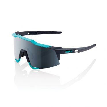 100% Speedcraft fietsbril grijs/groen met mirror lens grijs
