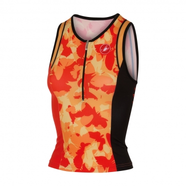 Castelli Core W tri singlet oranje dames 14120-037
