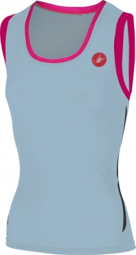 Castelli Alii run top blauw/roze dames