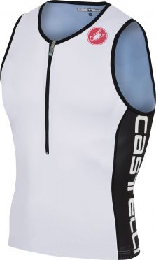 Castelli Core 2 tri top wit/zwart heren