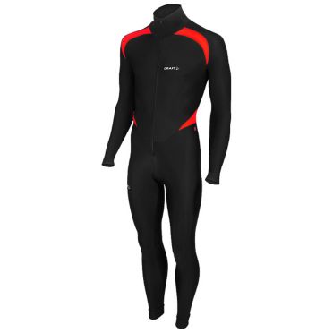 Craft Thermo Schaatspak CB zwart/rood unisex 