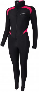 Craft Thermo Schaatspak CB zwart/roze unisex