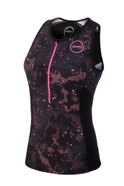 Zone3 Activate plus mouwloos tri top Stealth camo dames