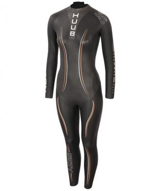 Huub Aegis II thermal 3:5 wetsuit zwart dames