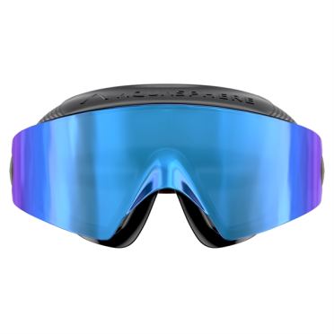 Aqua Sphere Defy Ultra Blauw Titanium Mirror lens zwembril zwart 