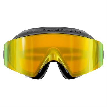 Aqua Sphere Defy Ultra Geel Titanium Mirror lens zwembril zwart 