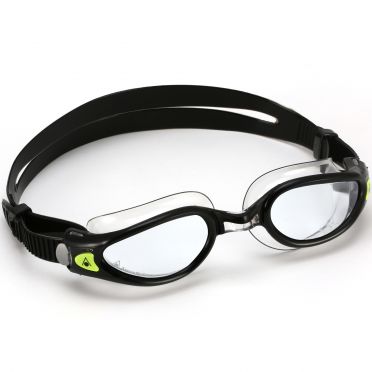 Aqua Sphere Kaiman EXO transparante lens zwembril zwart/zilver