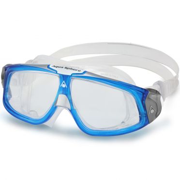 Aqua Sphere Seal 2.0 Clear Lens zwembril blauw/wit 