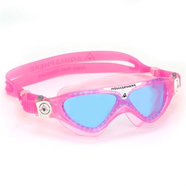 Aqua Sphere Vista Junior blauwe lens zwembril roze 