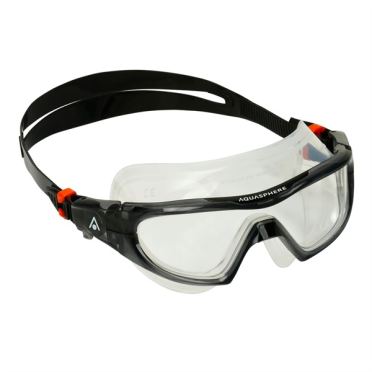 Aqua Sphere Vista Pro transparante lens zwembril zwart 