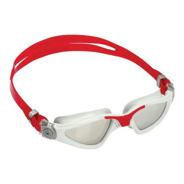 Aqua Sphere Kayenne spiegellens Zwembril rood/wit 