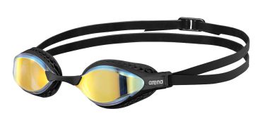 Arena Airspeed mirror zwembril geel/zwart 
