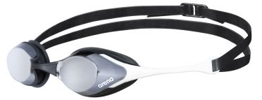 Arena Cobra Swipe mirror zwembril zilver/wit 