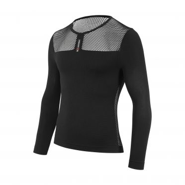 Assos LS Skin layer superleger ondershirt lange mouw zwart unisex 