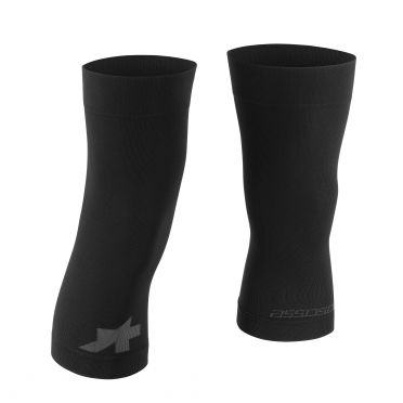 Assos spring fall knie warmers zwart unisex 