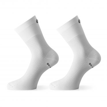 Assos GT fietssokken wit unisex