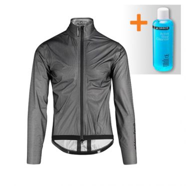 Assos Equipe RS Schlosshund regenjacket zwart unisex