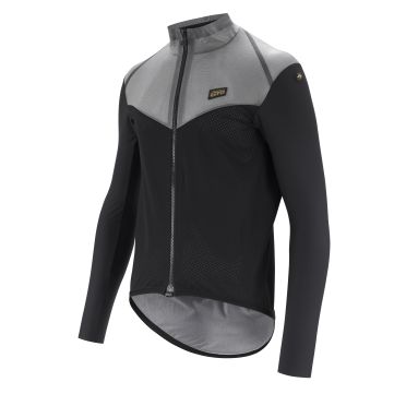 Assos Mille GTO fuchsroehre shell C2 regenjack zwart heren 