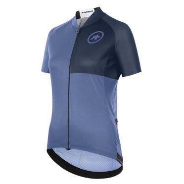 Assos UMA GT C2 EVO Stahlstern fietsshirt korte mouw blauw dames 