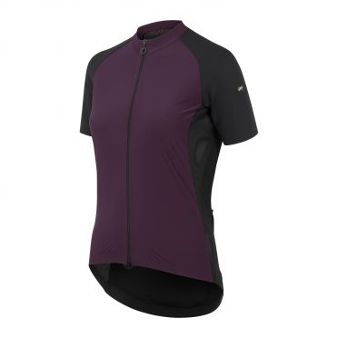 Assos UMA GTV C2 fietsshirt korte mouw paars dames 