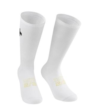 Assos spring/fall P1 fietssokken wit unisex 