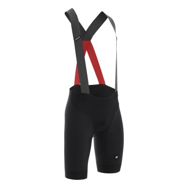 Assos Equipe RS S9 Targa fietsbroek kort zwart/rood heren