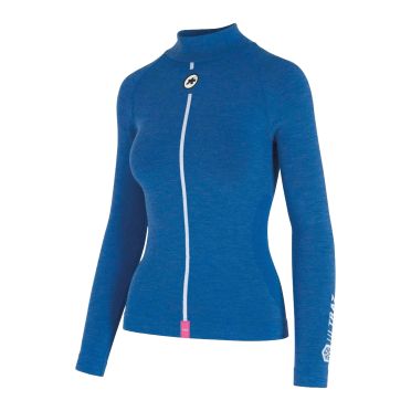 Assos Ultraz Skin Layer Winter ondershirt lange mouw blauw dames 