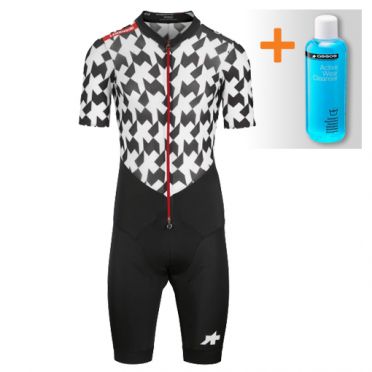 Assos S9 LeHoudini RS Aero RoadSuit zwart/wit heren