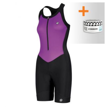 Assos UMA GT NS EVO bodysuit paars dames