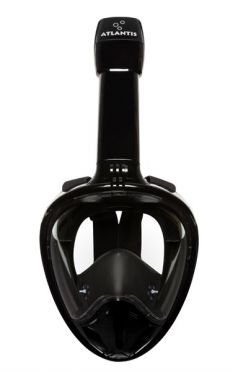 Atlantis 2.0 Full face snorkelmasker zwart