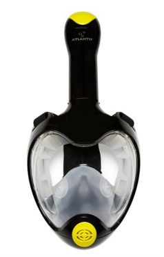 Atlantis TriTon Full face snorkelmasker zwart